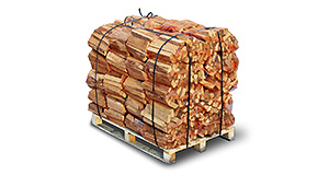 Palivové dřevo suché, akát, délka do 28 cm, 400 kg